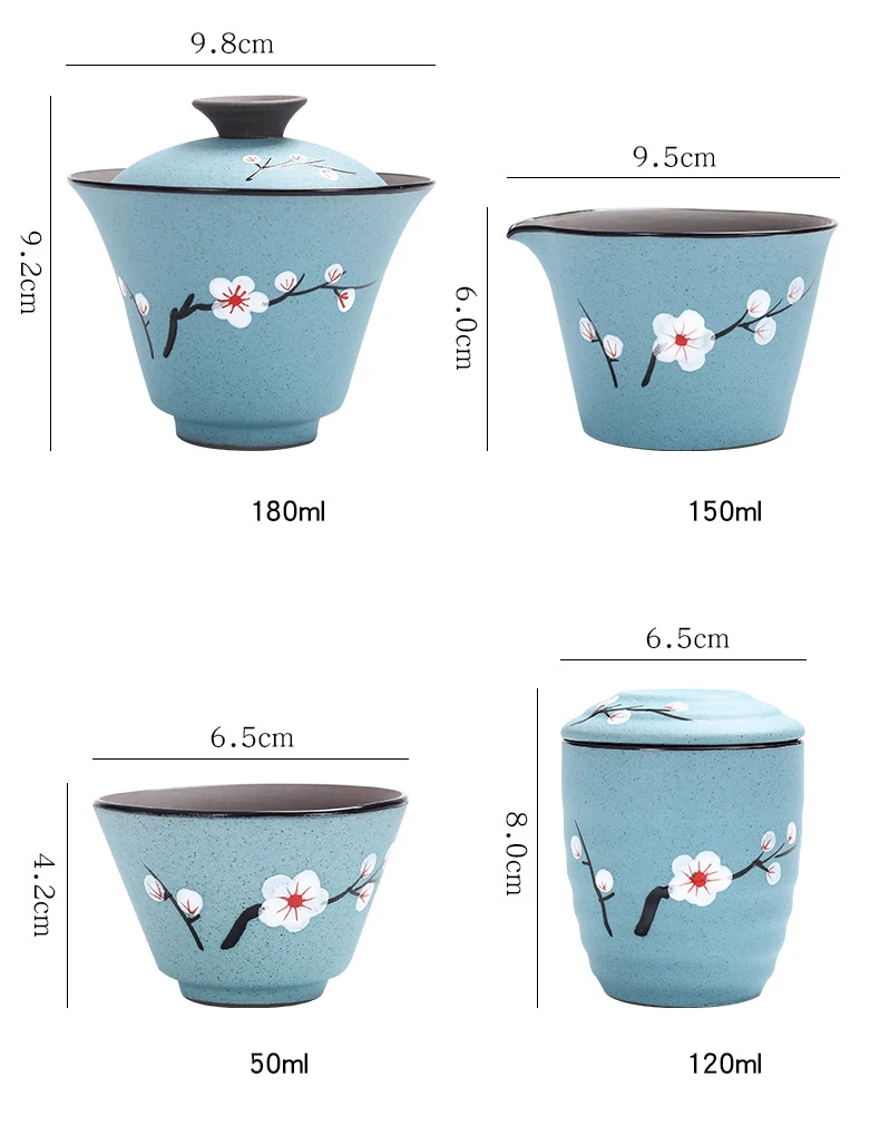 Gaiwan керамическая чайная чашка Маленькая китайская портативная чашка подарок/Офисная посуда для напитков чайные чаши чайник для чайной церемонии керамическая дорожная чайная чашка с пакетом