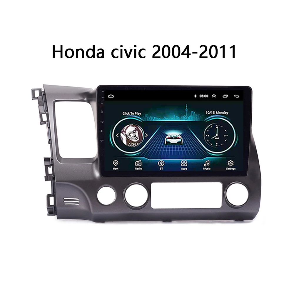 Автомобильное радио для Honda civic Android 8 1 10 &quot2004-2011 мультимедийный плеер GPS навигация