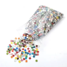 Quail100 шт мозаичное стекло, сделай сам, материалы ручной работы для родителей и детей, уникальный подарок, творческие подарки, многоцветный