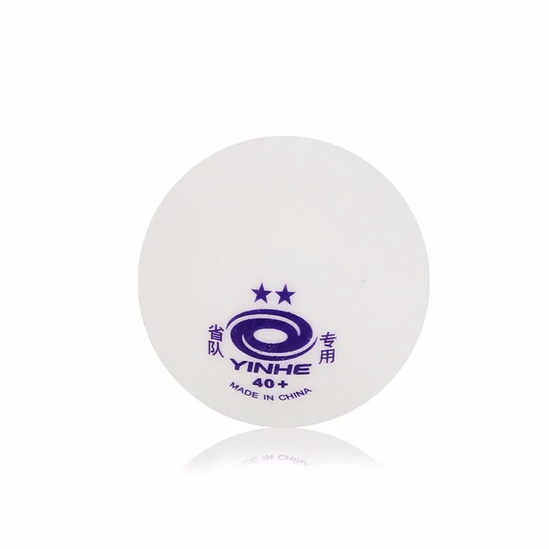 20 Balls YINHE 2-Star бесшовные Пластиковые Мячи для настольного тенниса Поли мячи для пинг-понга - Цвет: 20 Balls