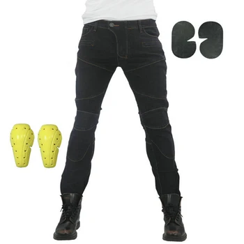 

Men's Motorcycle Pants Racing Motocross Jeans ATV Adventure Cycling Trousers