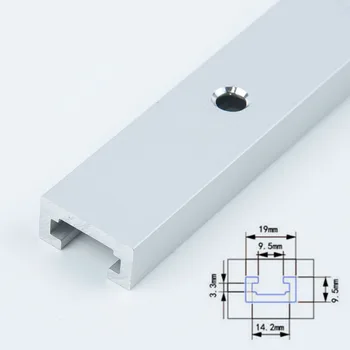 

400/500/600mm Aluminum Alloy T-Track T-Slot Track For Woodworking Workbench