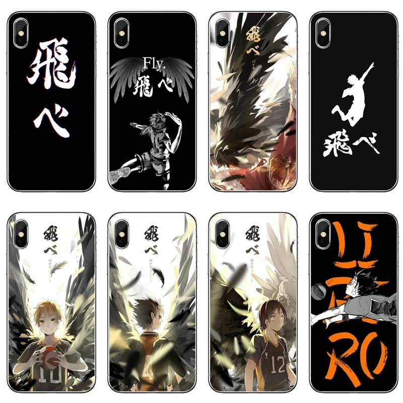 Новый Аниме haikyuu Fly чехол для телефона Samsung Galaxy M30 A70 A60 A50 A40 A30 A10 A9 A8 A6 J8 J4 J6 Prime Plus 2018 |