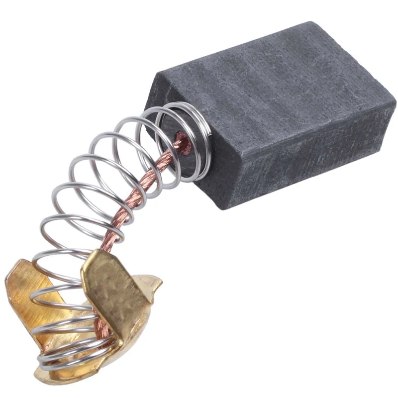 

10 Pcs 17x13x7mm Power Tool Motor Carbon Brush 999038 for Hitachi Black+gold+silver