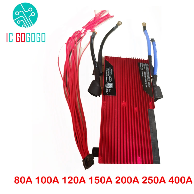 Защитная плата для литиевых батарей 16S 48 В LiFePO4 400A 250A 200A 150A 80A 100A 120A высокотоковый