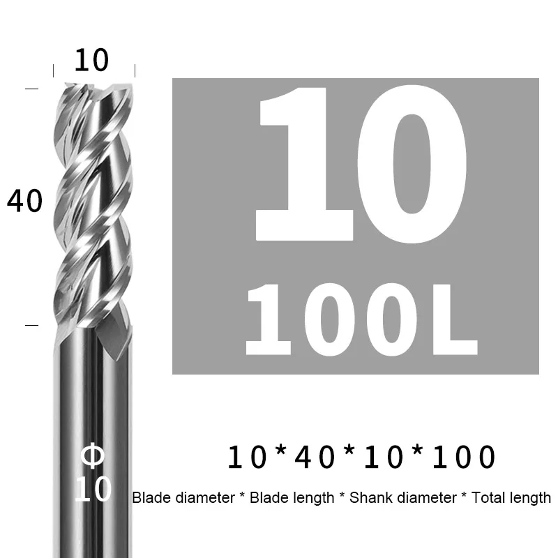 lathe spindle Carbide End Mill Aluminium HRC55 3F Milling Cutter Acrylic Wood Copper Plastic Cutting Tool CNC Maching Milling Tools Endmils bison lathe chucks Machine Tools & Accessories