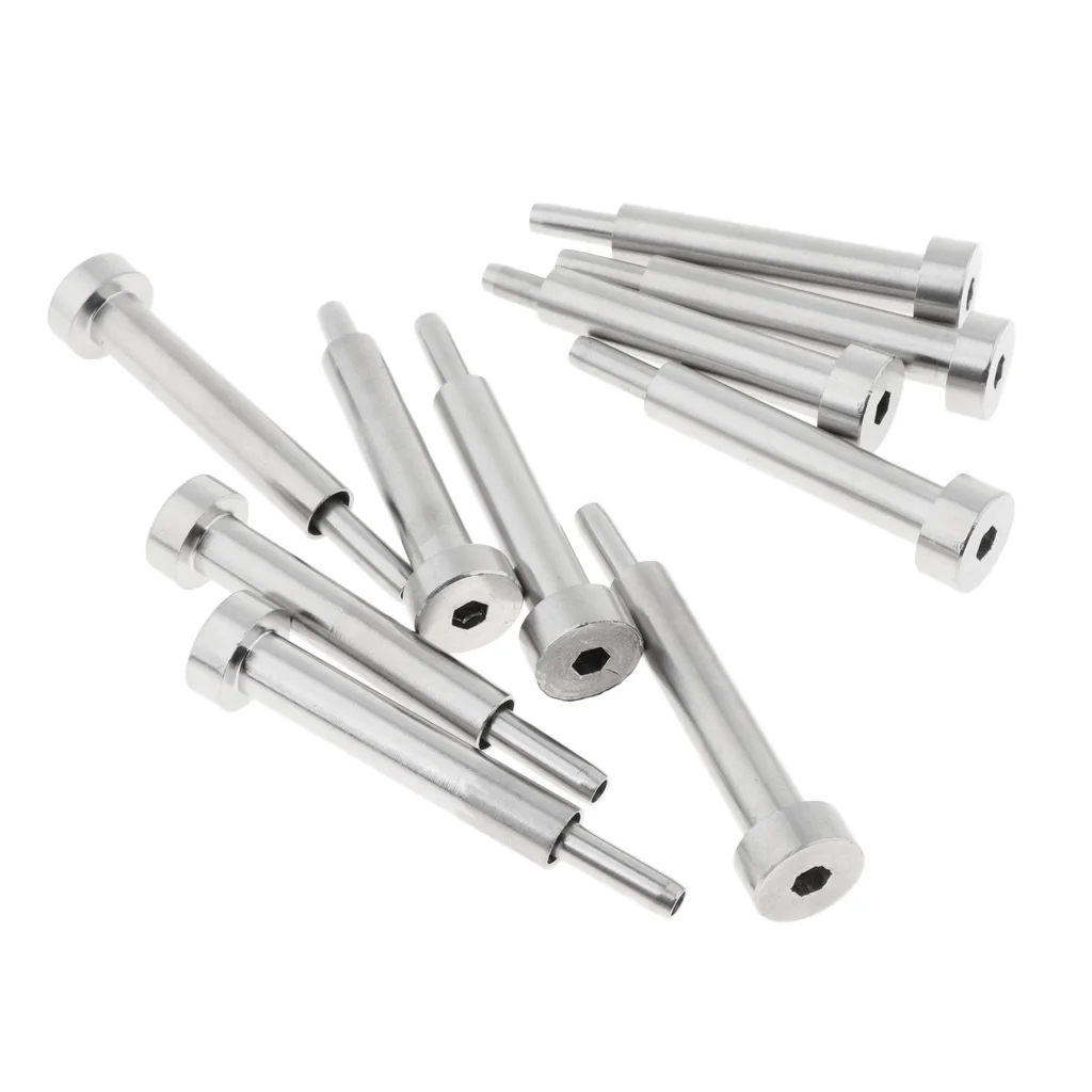 

20Pieces Threaded Terminal Stud End, Stainless Steel Stair Railing, for 1/8inch Cable Deck Railing Hand Swage T316 Marine Grade