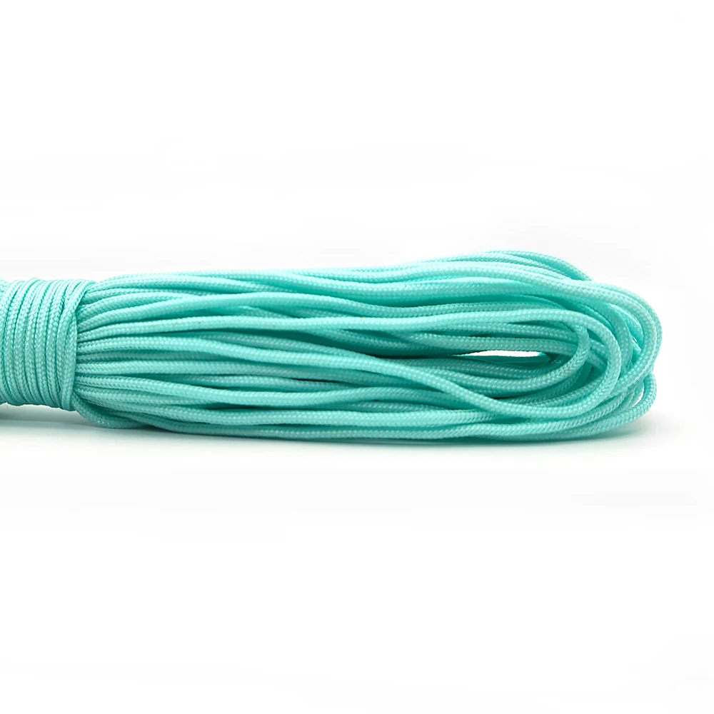 Paracord rope 2mm Paracord 25FT 100FT 1 Strand Paracorde Outdoor Survival Equipment Clothesline DIY Bracelet