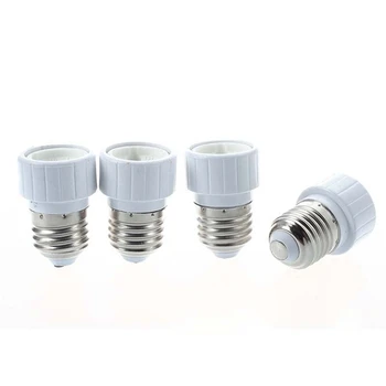 

4x E27 to GU10 LED light socket adapter socket adapter lamp bulb Converter White