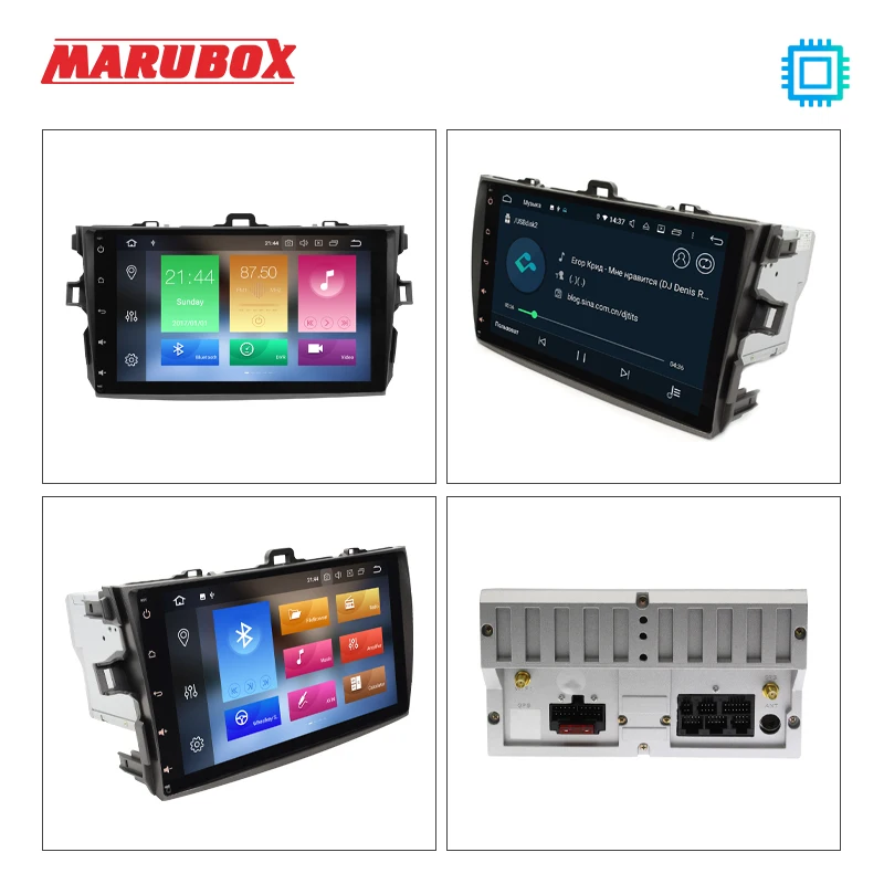 MARUBOX 9A101 Штатное Головное устройство для Toyota Corolla 2006 2011 Android Четырехядерный