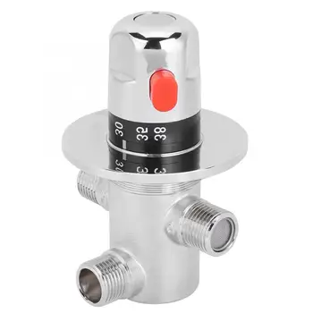 

Bathroom Thermostatic Valve G1/2 Thermostatic Mixing Valve Solar Water Heater Mixing Control Valve Thermostat Control