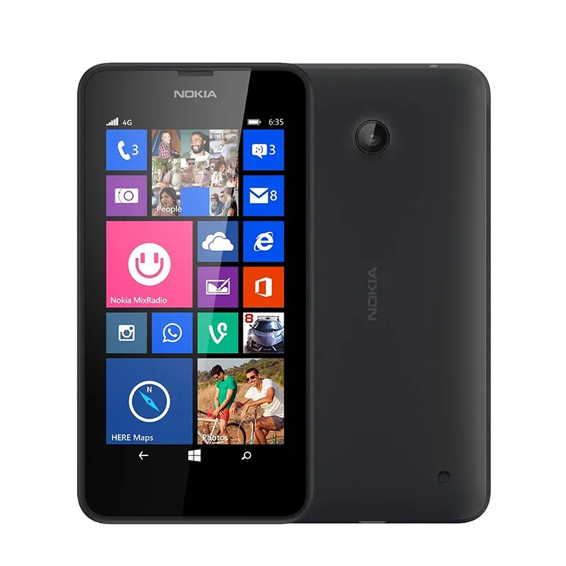 Nokia Lumia 635 мобильный телефон Windows OS 4," четырехъядерный 8G rom 5.0MP wifi gps 4G LTE разблокированный мобильный телефон