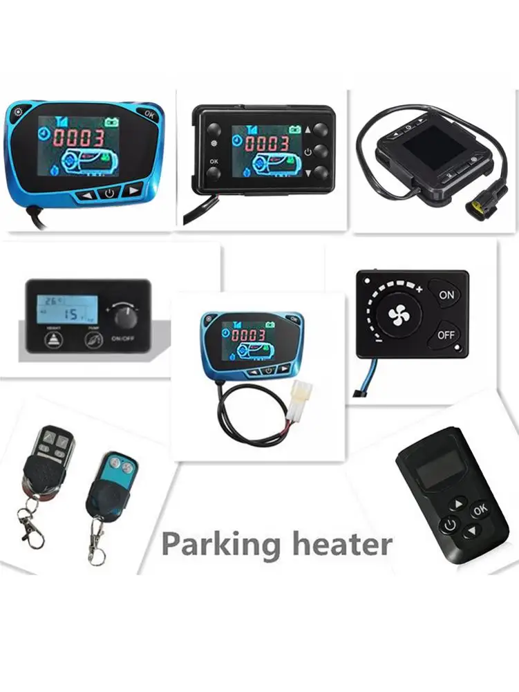 

12V 24V Diesel Heater Accessories Car Heater Switch Controller LCD Monitor Switch Heater Controller for Car Track Air Diesel