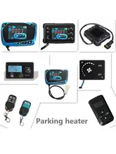 12V 24V Diesel Heater Accessories Car Heater Switch Controller LCD Monitor Switch Heater Controller for Car Track Air Diesel amf diesel generating set controller terminal box lcd controller 6120u