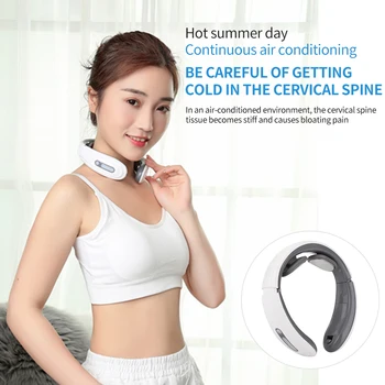 

Electric Pulse Back and Neck Massager Therapy Machine Massage Instrument Multi Purpose Pain Relief Health Care Relaxation Tool
