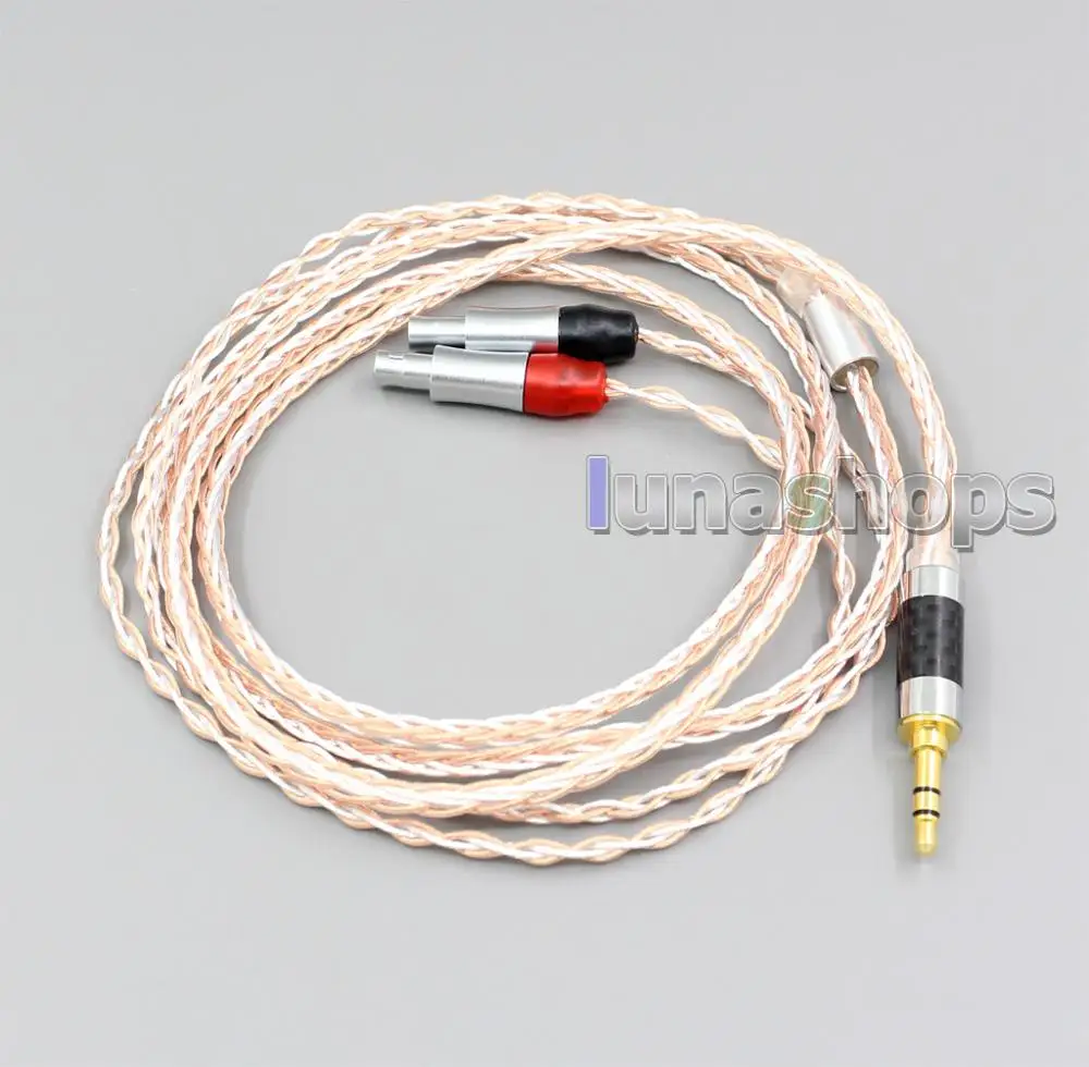 800 провода мягкие серебряные+ OCC сплав тефло AFT кабель наушников для Sennheiser HD800 D1000 HD802 HD802s HD800s наушники LN005402