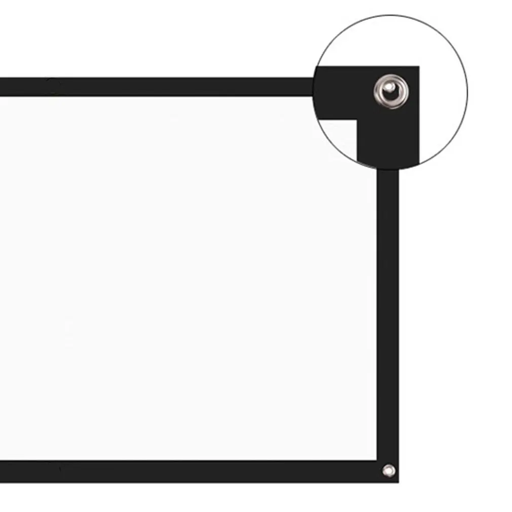 4:3 складной домашний проекционный экран мягкая полиэфирная пленка для кинотеатра открытый фильм видео экран 60/72/84/100/120 дюймов для проектора