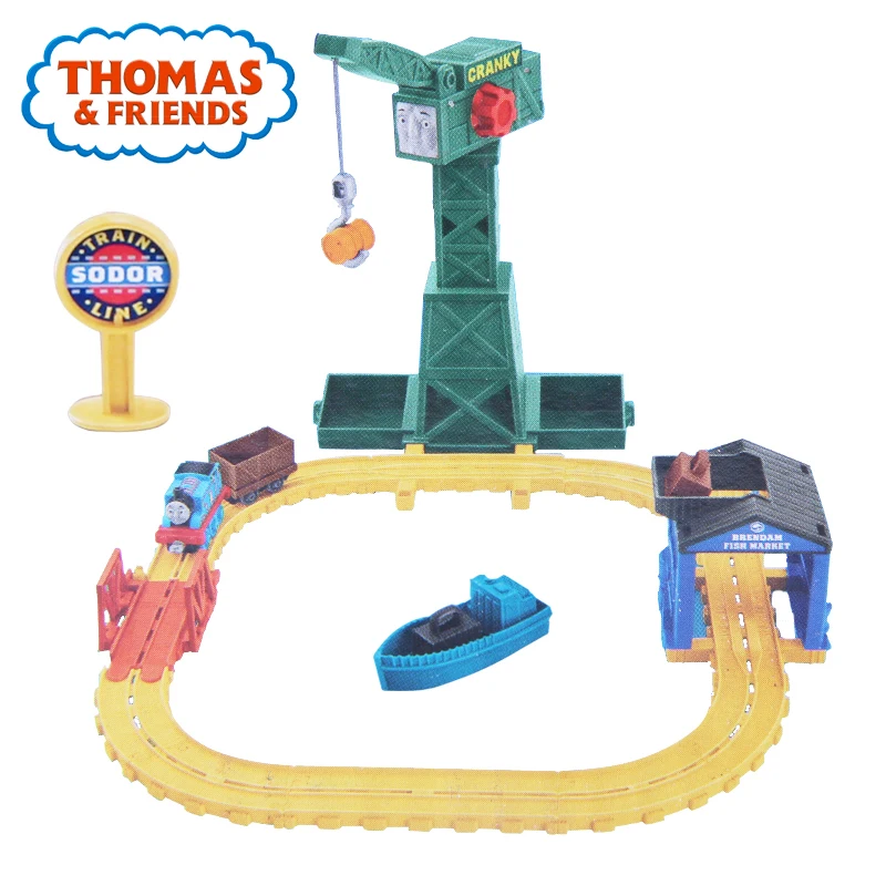 Оригинальный набор Thomas & Friends Хрустящие на пирсе детский сплав маленький поезд