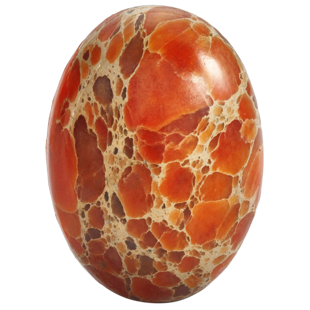 TUMBEELLUWA 1Lot (5Pc) Orange Sea Sediment Jasper Oval Stone Cabochons Flatback Semi-precious CAB for Jewelry Making 18x25mm | Украшения и