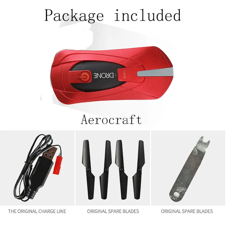 Mini Drone with Camera HD Foldable One-Key Return FPV Quadcopter Follow Me RC Helicopter plane Quadrocopter Kid's Toys