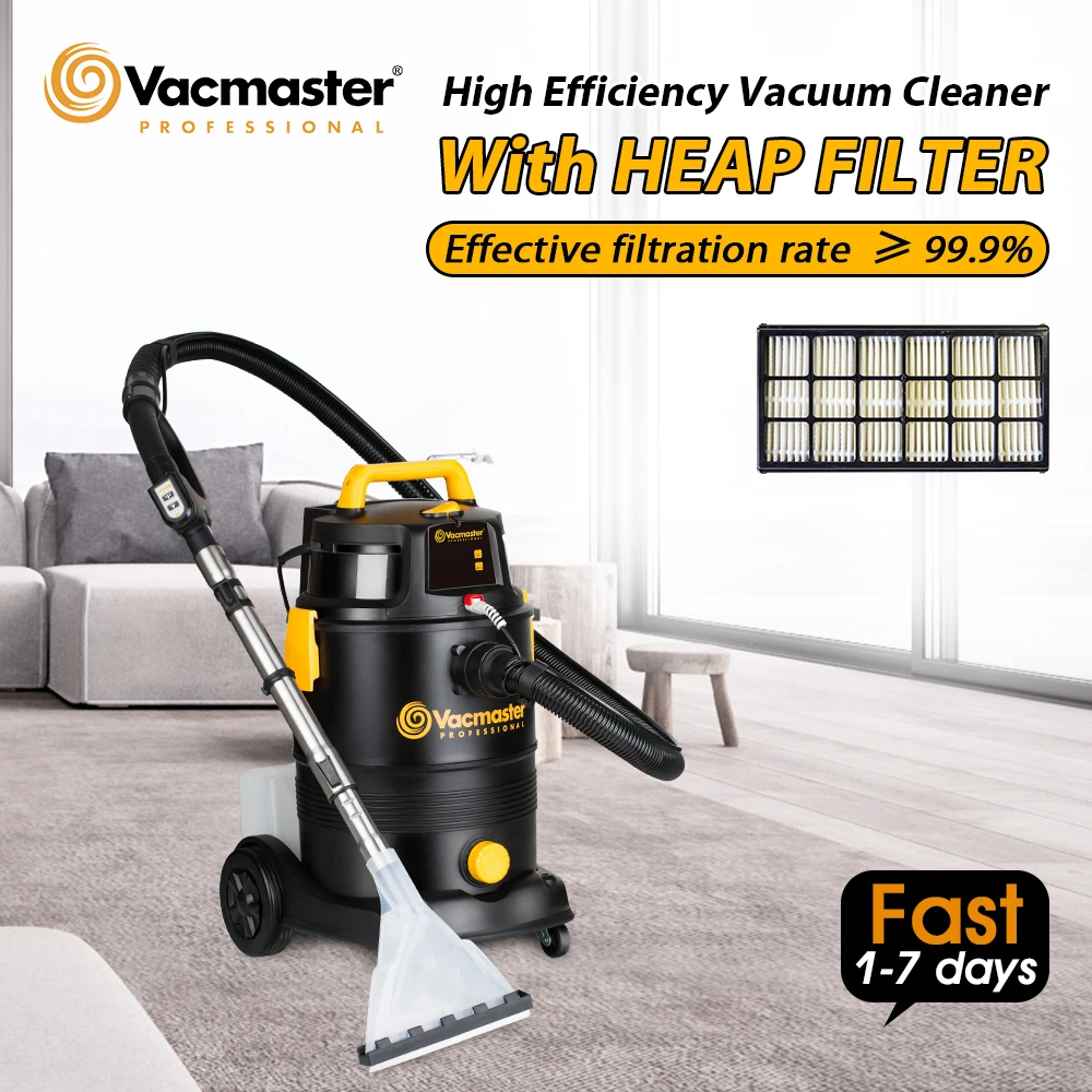Vacmaster Car Vacuum Cleaner 30L Powerful Wet Dry Vacuums for Car Seat Washing, Home Vacuum Cleaner, Spray Pump for Sterilize