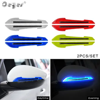 

Ceyes Car Reflective Sticker For Toyota Lexus BMW Opel Renault Auto Reflective Strip Warning Safety Accessories Car Rear Mirrors