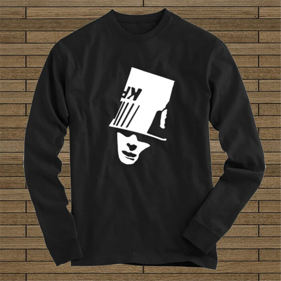 Buckethead Kfc/новая футболка с длинными рукавами и логотипом Футболка большим высоким