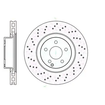 

Disc brake front MB W221 5.5 M273 05 REMSA 61032.10