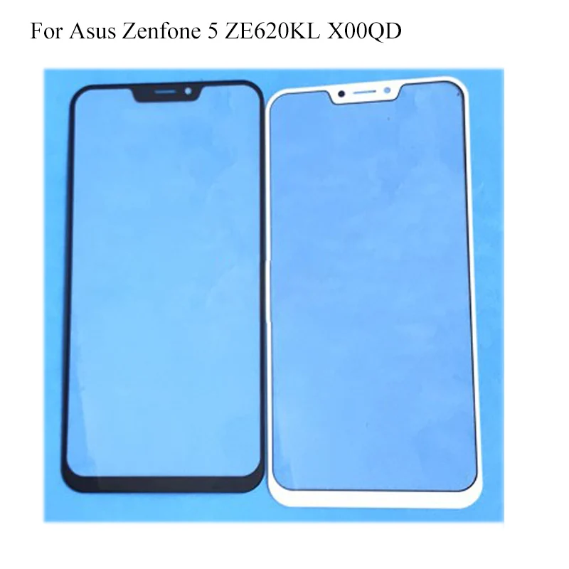 

2PCS For Asus Zenfone 5 ZE620KL Front Outer touch Screen Glass Lens without flex cable For Asus Zenfone5 ZE620KL ZE 620KL X00QD