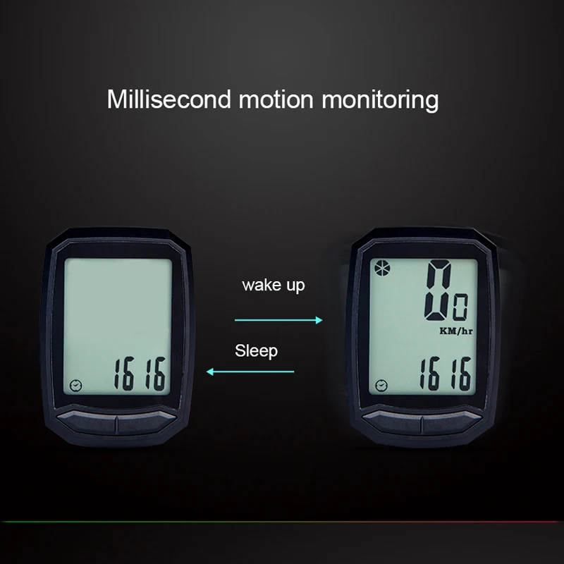 Велосипедный компьютер, цифровой велосипедный компьютер, спидометр, беспроводной и проводной велосипедный, непромокаемый секундомер, велосипедные аксессуары