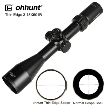 

Weapon Thin Edge 3-18X50 SF Hunting Riflescopes Side Parallax Mil Dot Glass Etched Reticle Turrets Lock Reset Shooting Scope