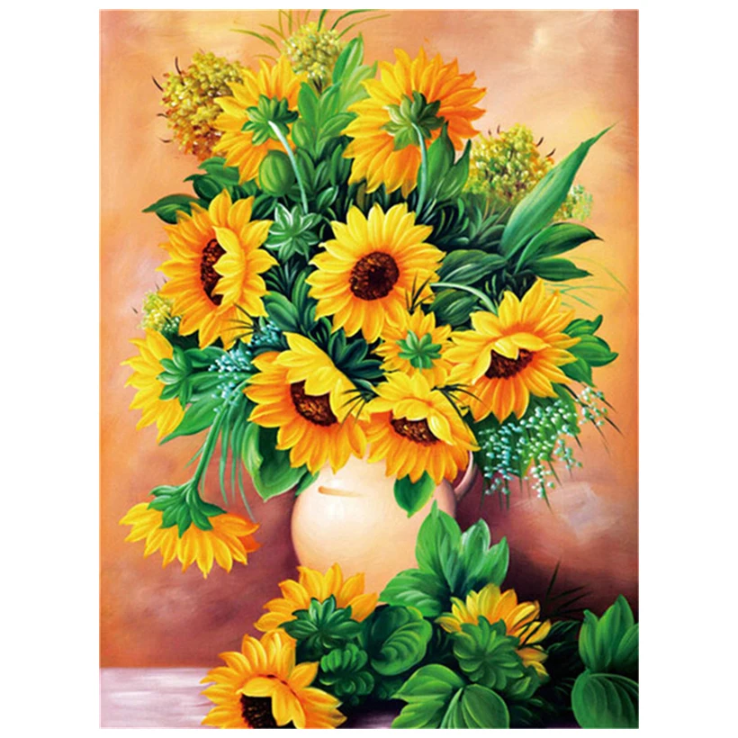 Home Decoration Sunflower ever moment Diamond painting Embroidery van gogh needlework Cross Flower Stitch/diamond Mosaic | Дом и сад