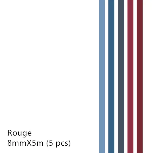 5 шт./лот простой васи лента сплошной цвет маскирующая лента декоративная лента DIY Скрапбукинг пуля журнал канцелярские товары Shool поставка - Цвет: Rouge