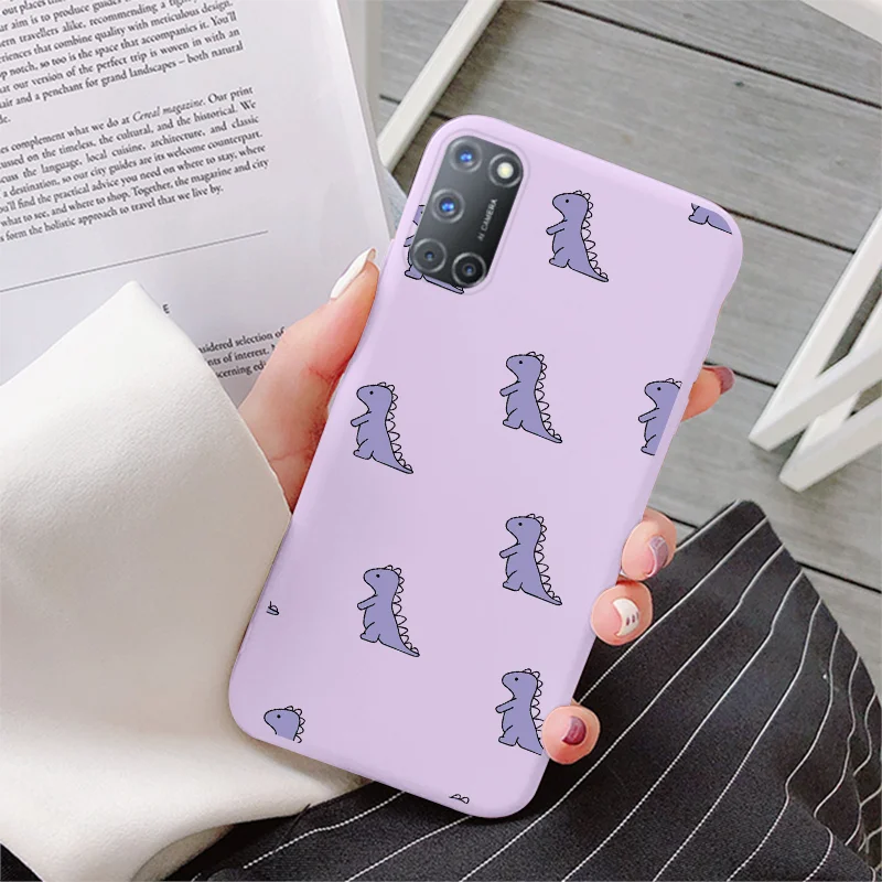 For OPPO A92 A72 A52 Case Cloud Silicone Phone Cover For OPPO A 92 72 52 Butterfly Bumper On OPPOA92 OPPOA72 OPPO52 Flower Coque cases for oppo cell phone Cases For OPPO