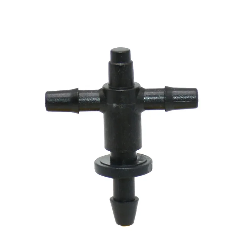 1/8" 4-way arrow dropper Cross Connector water splitter 3/5 hose drip arrow system Greenhouse adapter 15pcs