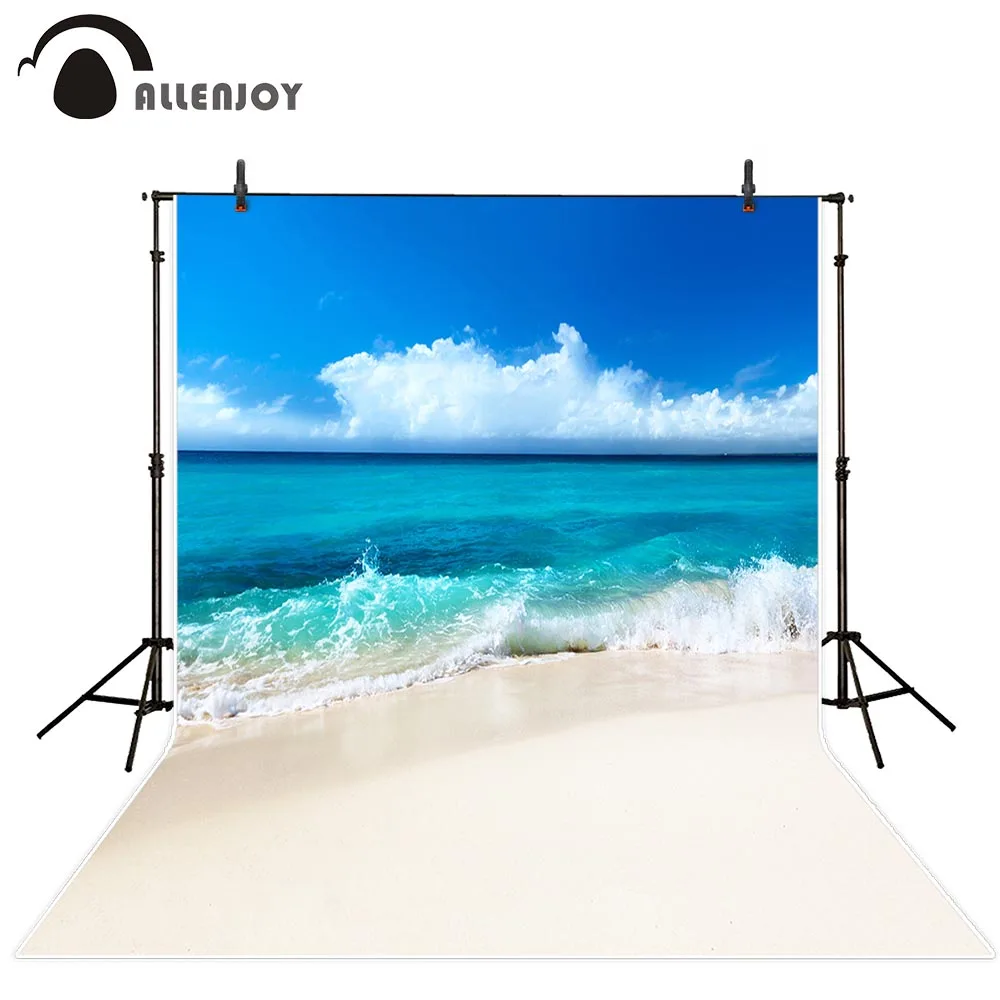 Фон для фотосъемки Allenjoy летний фон с изображением тропических каникул морской