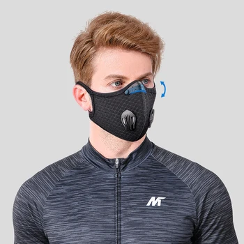 

NO.ONEPAUL Dust masks activated carbon windproof mouth muffled anti-flu masks fashion black mask cotton mask facial respirator