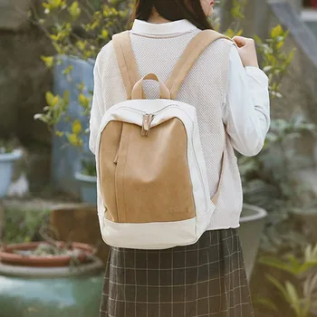 

Women Fashion Canvas Backpack Female School Teenagers Girls Stylish Shoulder Bag Fabric Backpack Female Bookbag Mochila 2019 New