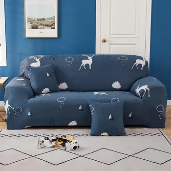 

Deer Print Stretch Sofa Covers Sectional Elastic Sofa Cover for Living Room Couch Cover Slipcovers Single/Two/Three/Four Seat 42