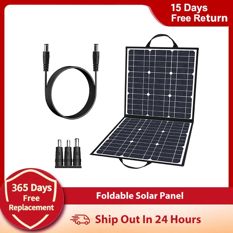 

18 в 60 Вт портативная солнечная панель 5 в USB складная солнечная батарея зарядное устройство складной уличный источник питания для кемпинга путешествий