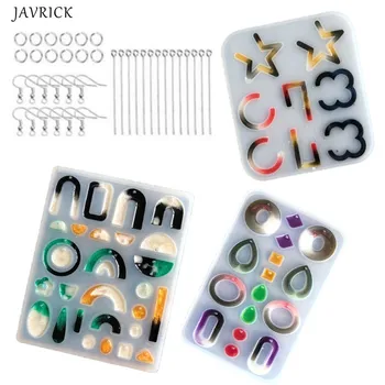 

3 Pack Earrings Resin Molds Kit Bohemian Drop Dangle Acrylic Earrings Epoxy Resin Molds Fashion Jewelry Making Tools
