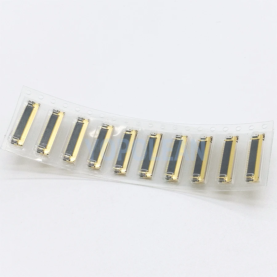 50 шт. Новый Золотой ЖК LED LVDS Кабельный разъем 20474 030E 11 для Macbook Pro 13 &quotA1278 A1342 2008 2012|lvds
