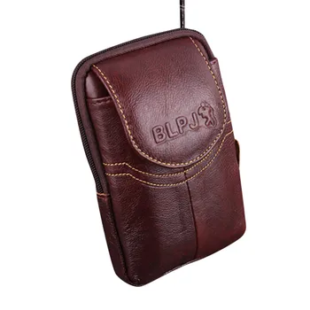 

Coneed Men's Retro Leather Wallet Casual Leather Phone Card Case Zipper Belt Wallet #Aug purse for men and woemen