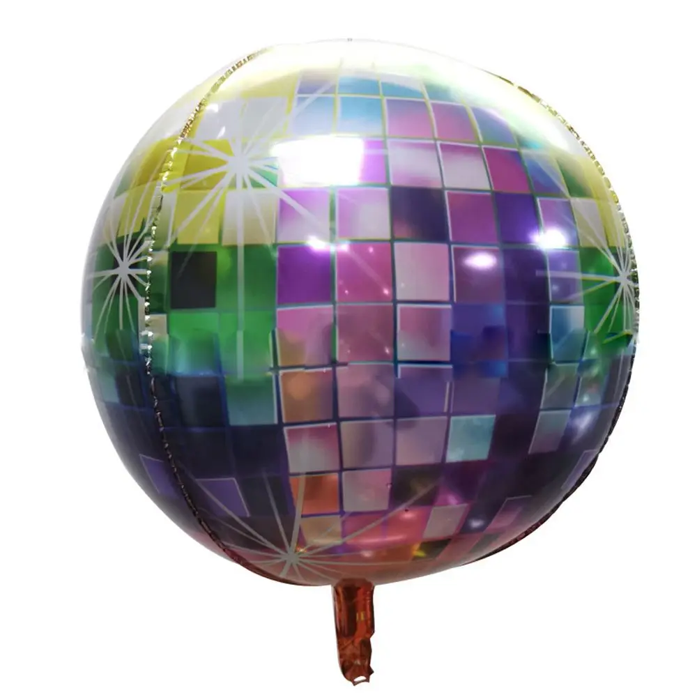 5 шт. вечерние воздушные шары 4D диско надувной шар из алюминиевой фольги для дня рождения свадьбы Бар реквизит для фотосессии детские игрушки украшения гостиной - Цвет: multicolor