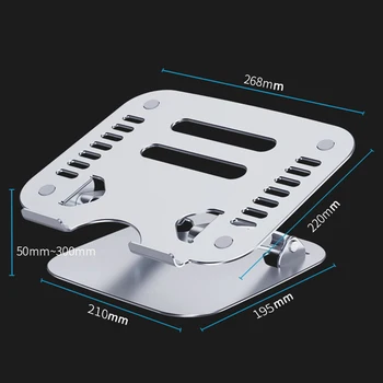 

Laptop Holder for Computer Stand Foldable Adjustable Stand Aluminium Alloy Notebook Bracket 2020 New