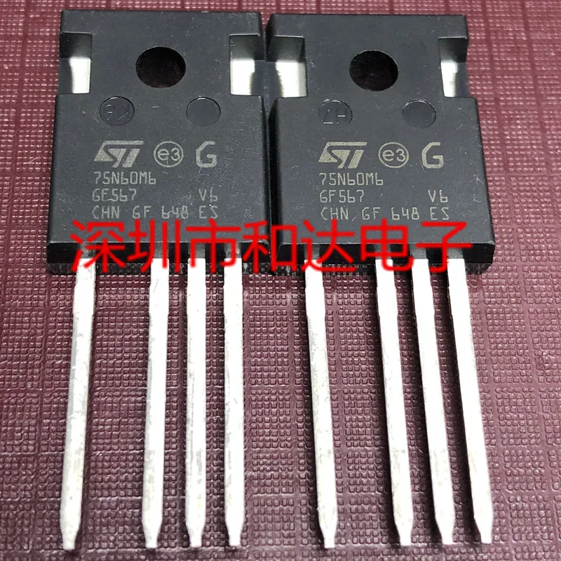 5 шт. 75N60M6 STW75N60M6-4 в 247-4