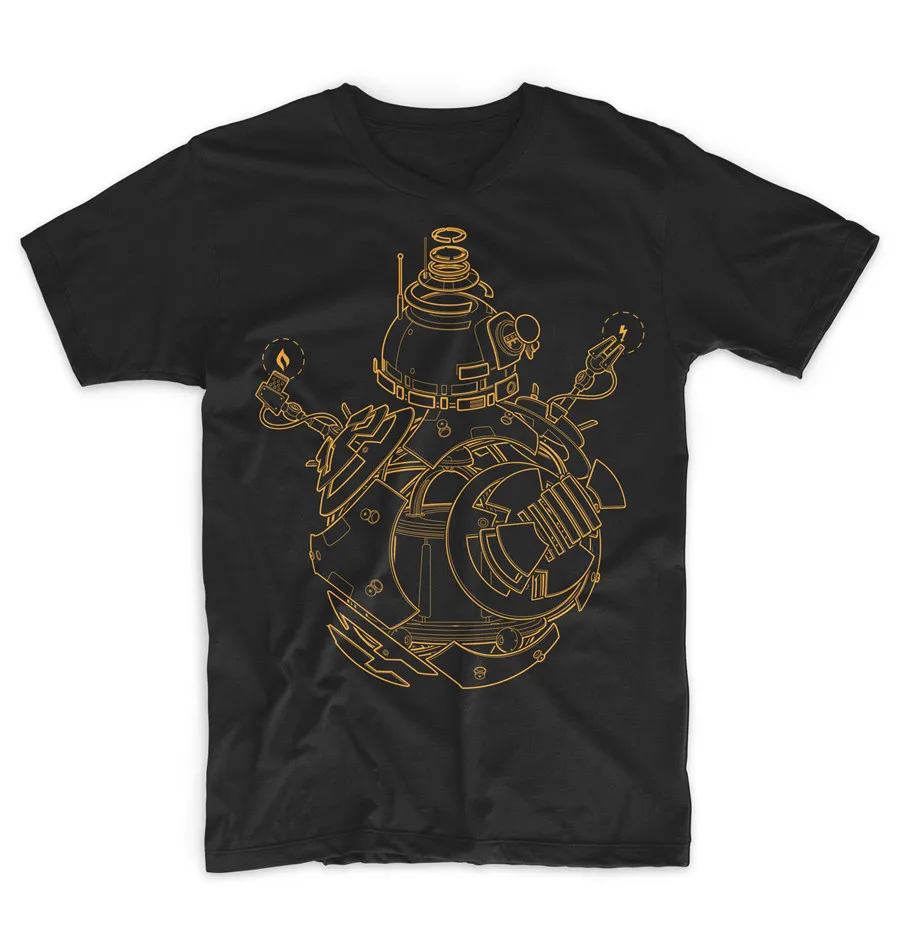 Bb8 R2D2 T Shirt Han Solo Star Wars 3Po Jedi Joda Darth Vader Chewbacca Falcon Harajuku Funny Tee | Мужская одежда