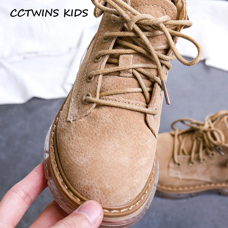 CCTWINS/детская обувь; коллекция года; Зимние Детские Модные Ботинки martin; Брендовые ботильоны для маленьких девочек; обувь из натуральной кожи для мальчиков; MB171