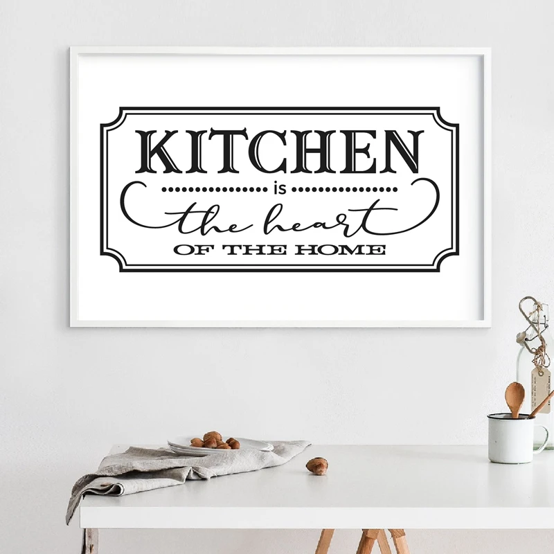 Kitchen is The Heart of The Home Prints