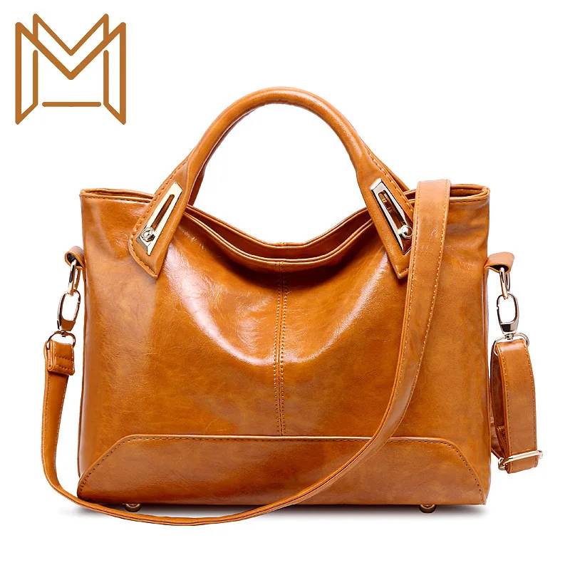 

Bag Woman Oil Wax Cowhide Single Shoulder Messenger